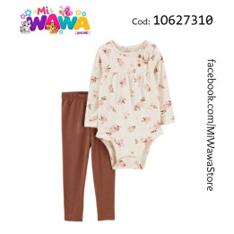 [J1] 2pz ML crema florcitas