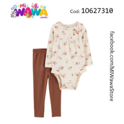 [J1] 2pz ML crema florcitas