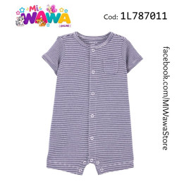 [B2] Romper azul rayas