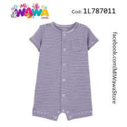 [B2] Romper azul rayas