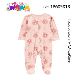 [I4] Enterizo rosa leoncito