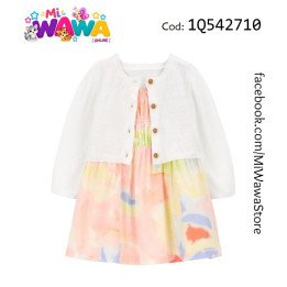 [F1] Vestico cardigan blanco