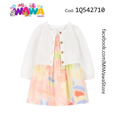 [F1] Vestico cardigan blanco