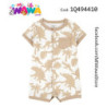 [H1] Romper beige palmera