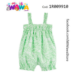 [F2] Romper verde tiritas