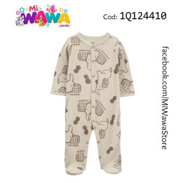 [E0] Enterizo beige elefante