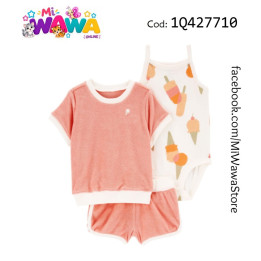 [I0] 3pz Short melón