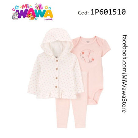 [A1] Cardigan blanco capucha