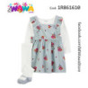 [J1] 3pz Pantys overol verde flores