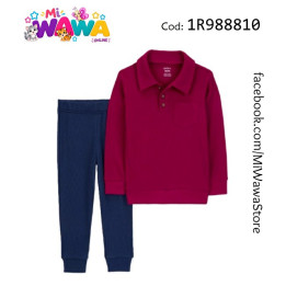[B3] 2pz ML guinda azul