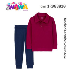 [B3] 2pz ML guinda azul