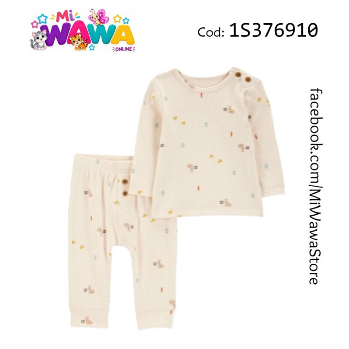 [M4] 2pz ML beige conejito