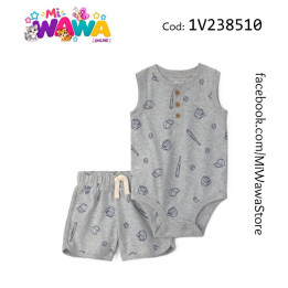 [P4] 2pz SM gris baseball