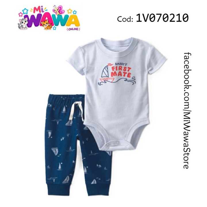 [P4] 2pz MC celeste azul daddys