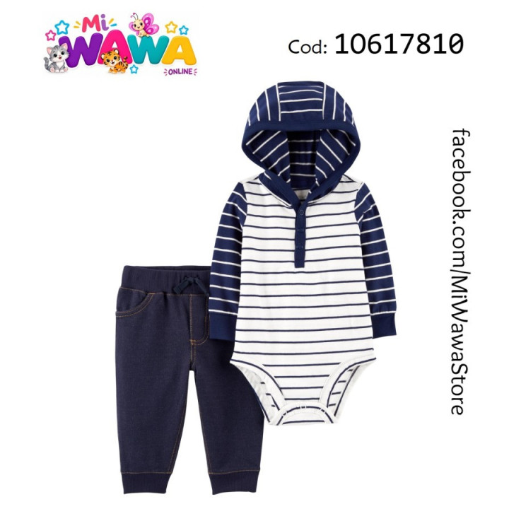 [O2] 2pz ML Capucha azul blanco