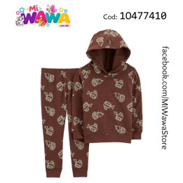 [A2] 2pz ML marrón capucha